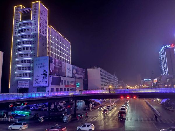 駐馬店城區(qū)夜景美麗如畫