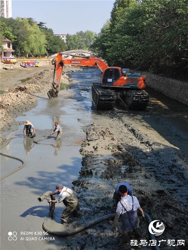 南海公園南海湖清淤改造如火如荼