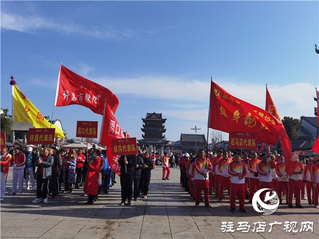 鞭聲陣陣 龍飛陀舞河南駐馬店市驛城區(qū)皇家驛站五市同臺競技展舞姿