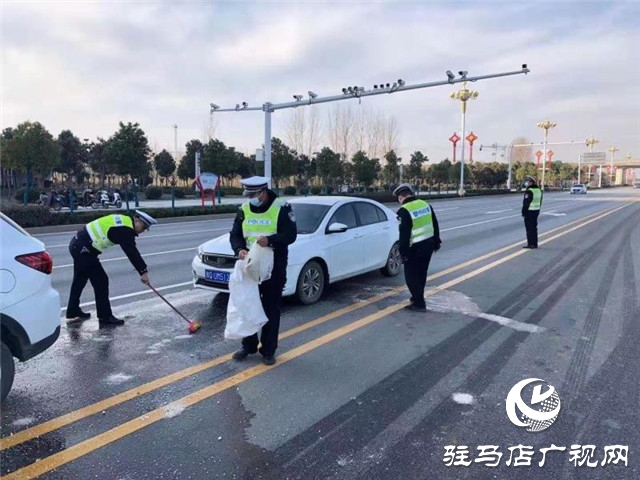 駐馬店市示范區(qū)交警大隊(duì)全力以赴保障元旦期間道路交通安全