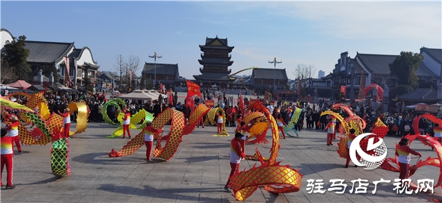 鞭聲陣陣 龍飛陀舞河南駐馬店市驛城區(qū)皇家驛站五市同臺競技展舞姿