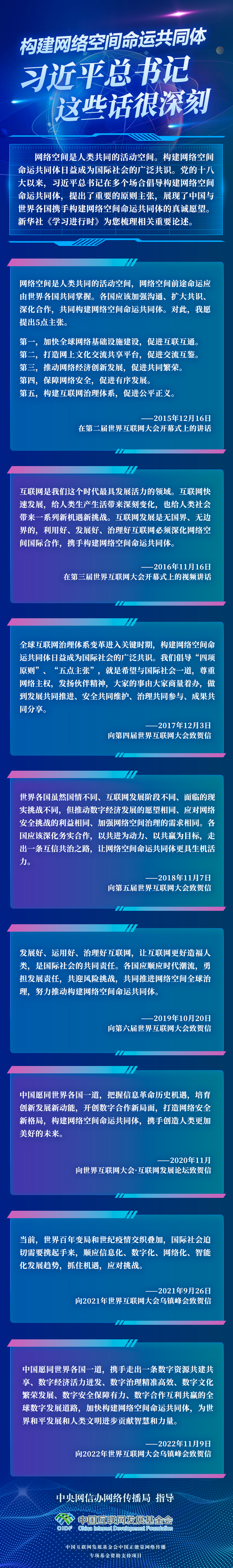 構(gòu)建網(wǎng)絡空間命運共同體，習近平總書記這些話很深刻