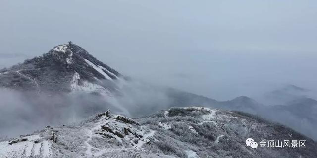 「金頂●冬雪」忽如一夜春風來，千樹萬樹梨花開