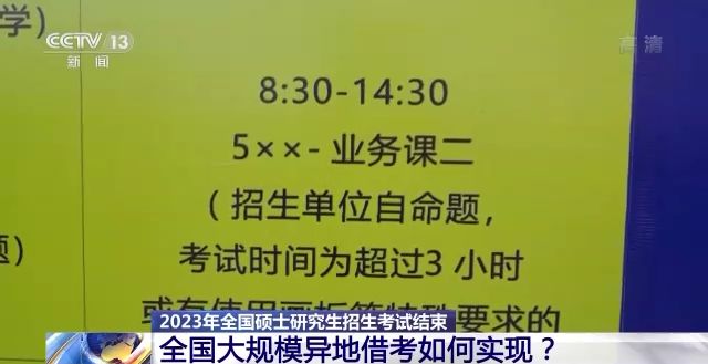 2023年研考結(jié)束 全國大規(guī)模異地借考如何實現(xiàn)？