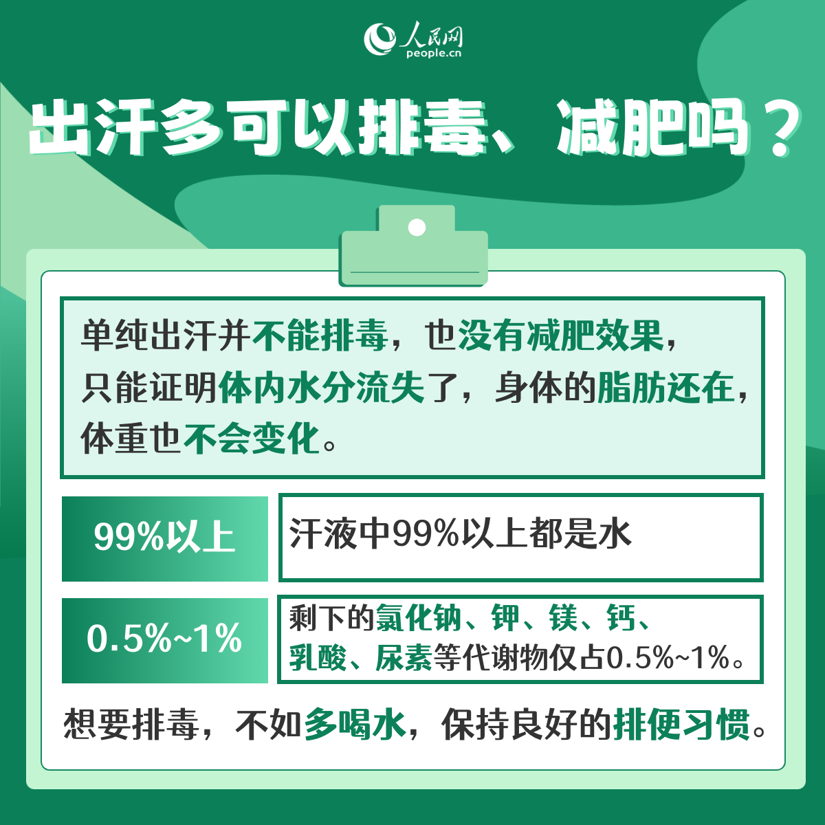 夏季出汗多幫助減肥排毒？小心這些異常出汗是疾病