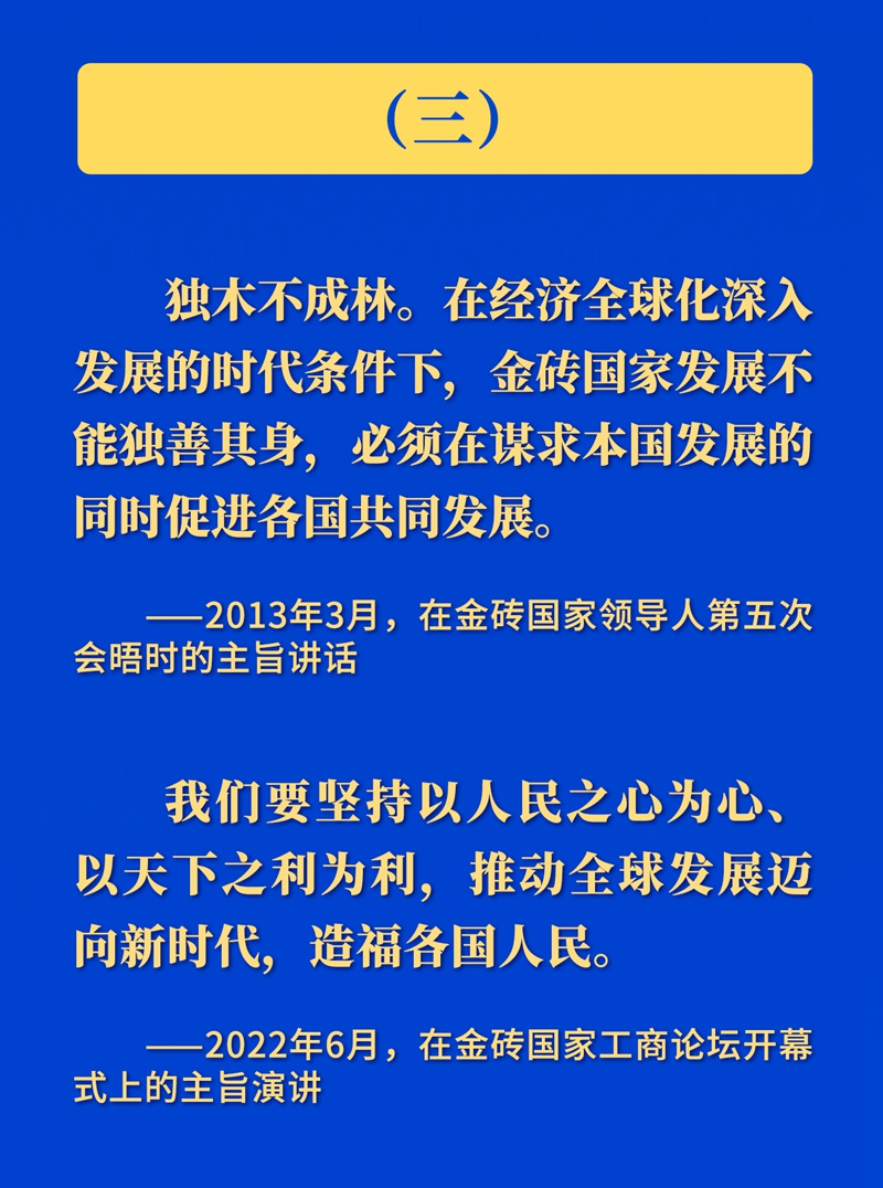 推動金磚合作，習(xí)近平主席這樣強(qiáng)調(diào)