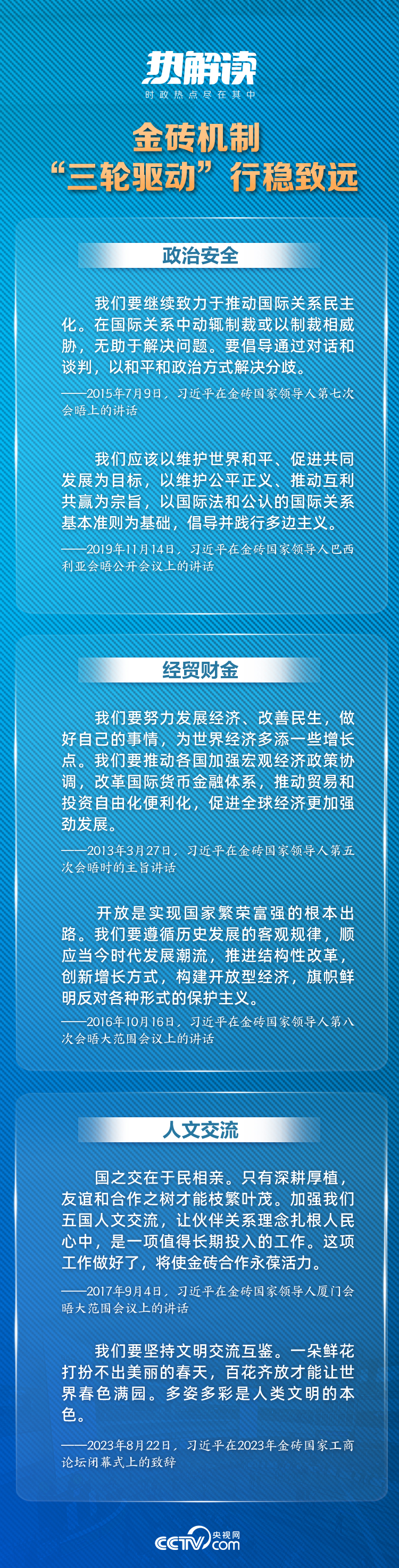 熱解讀 | 習(xí)近平“三大全球倡議”推動(dòng)金磚機(jī)制提質(zhì)升級(jí)