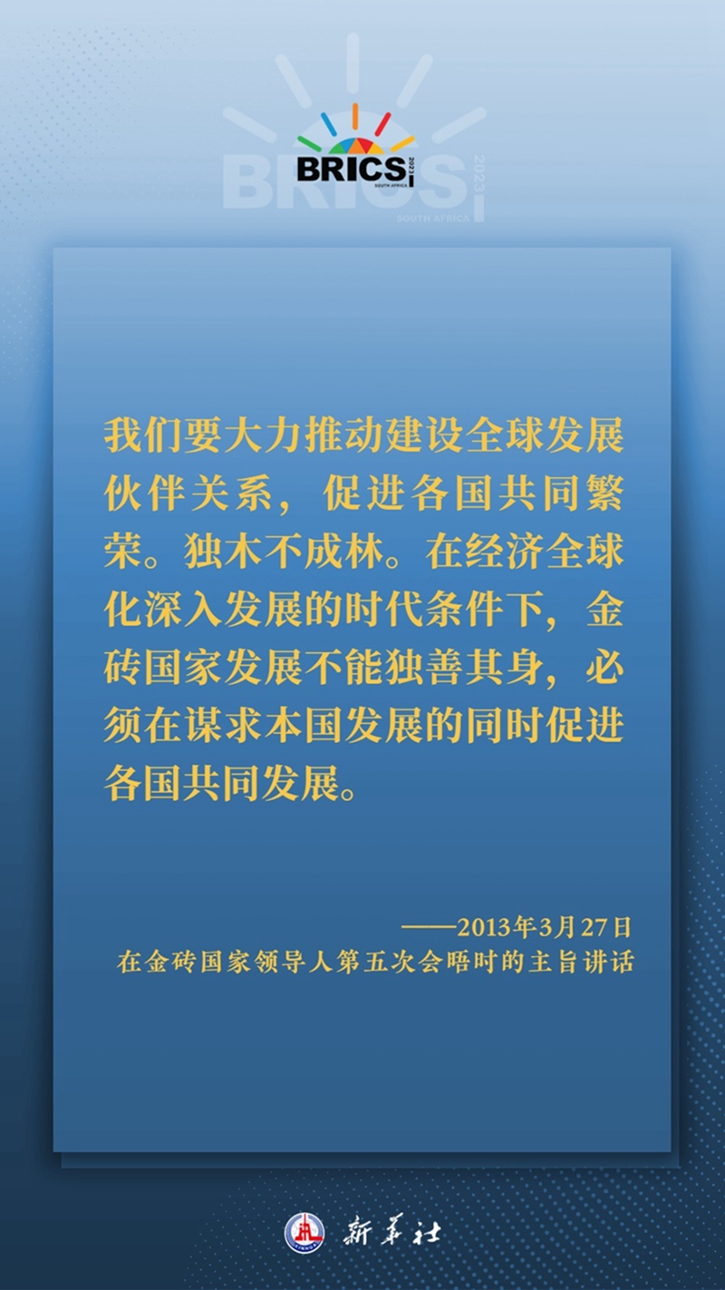 海報(bào)丨習(xí)主席這樣深刻闡釋開放包容、合作共贏的金磚精神