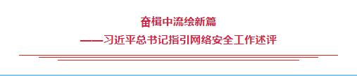 奮楫中流繪新篇——習近平總書記指引網(wǎng)絡安全工作述評