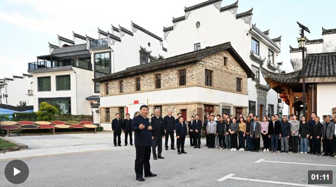 獨(dú)家視頻丨習(xí)近平在江西景德鎮(zhèn)市、上饒市考察調(diào)研