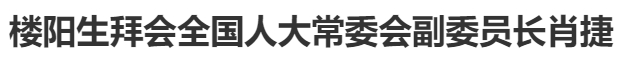 樓陽(yáng)生拜會(huì)全國(guó)人大常委會(huì)副委員長(zhǎng)肖捷