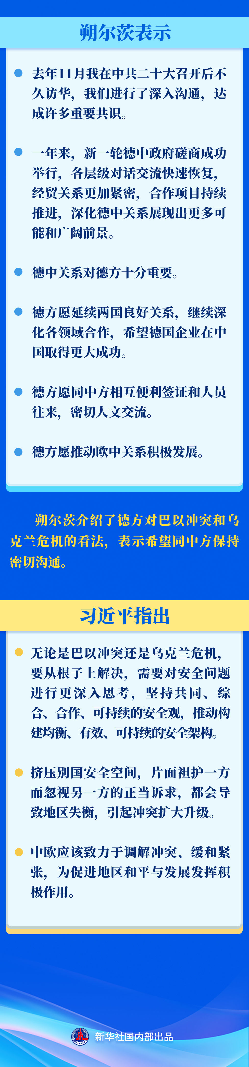 新華社權(quán)威速覽 | 習(xí)近平同德國總理朔爾茨舉行視頻會晤