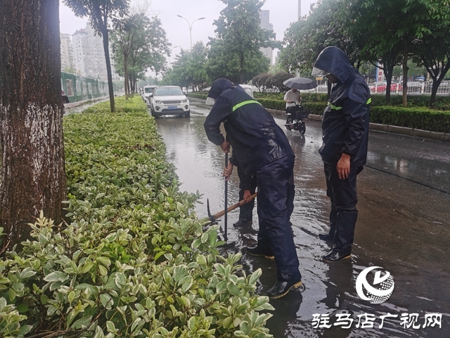 駐馬店：多部門聞“汛”而動 積極應(yīng)對強降雨天氣