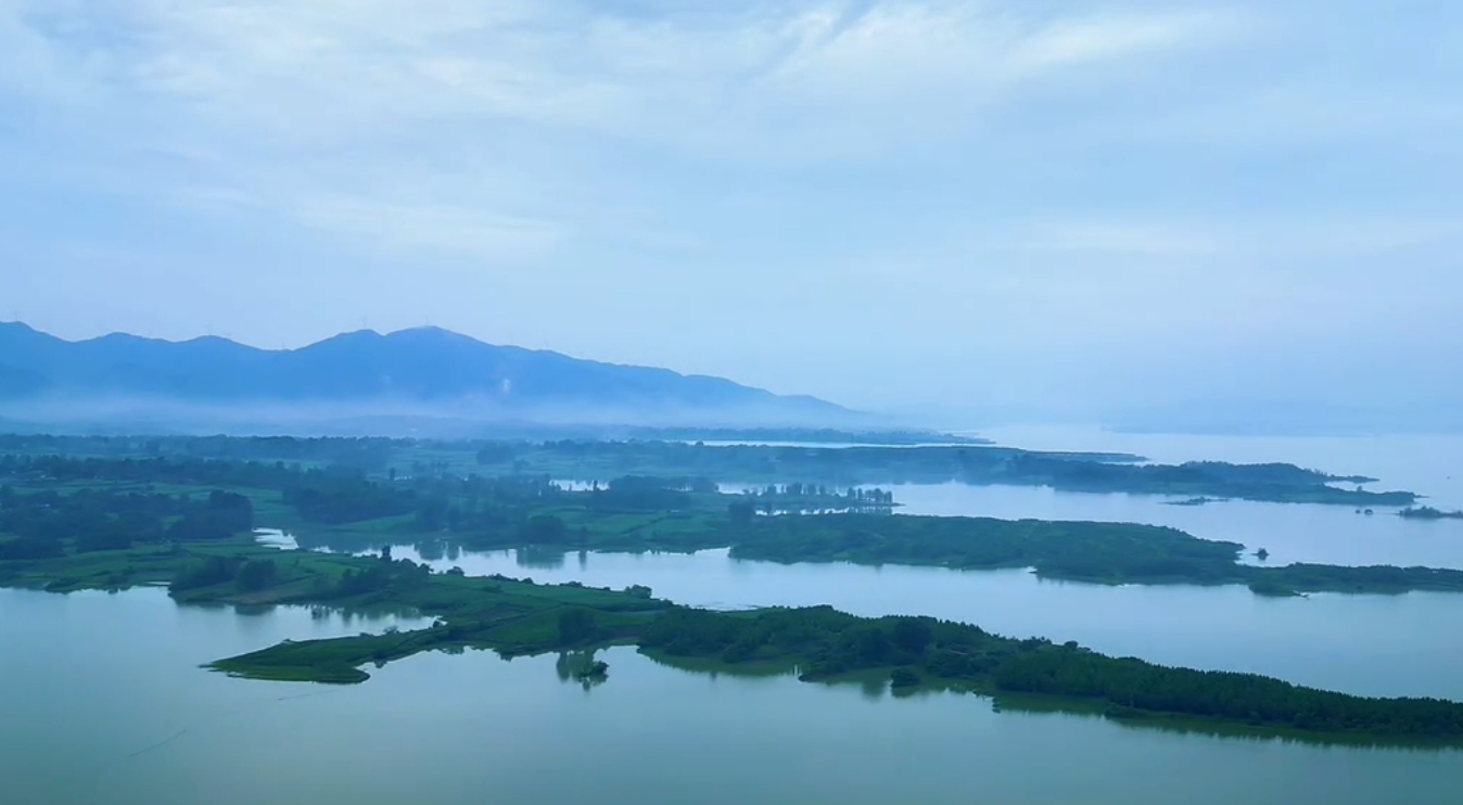 雨后板橋水庫美如畫