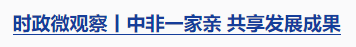 時(shí)政微觀察丨一個(gè)關(guān)鍵詞讀懂中非命運(yùn)共同體