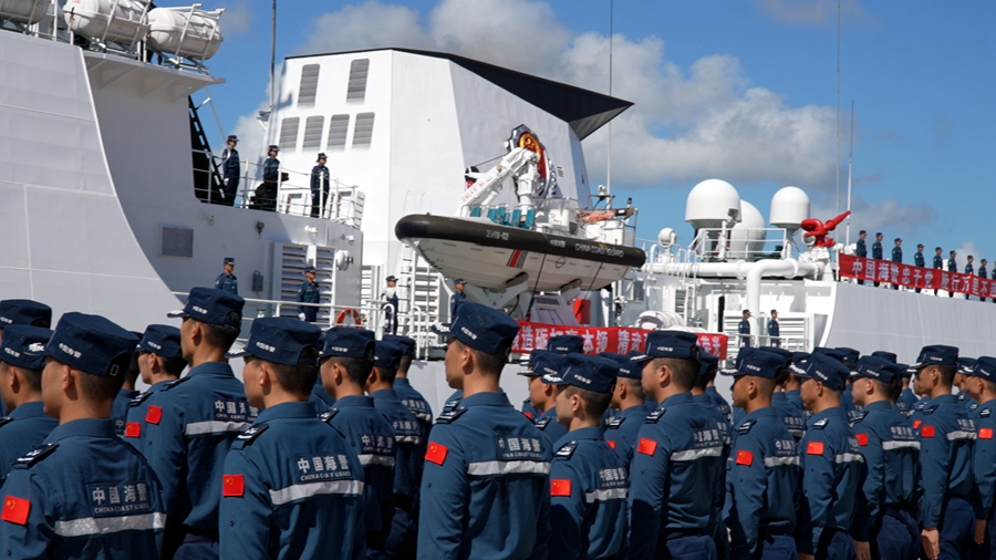 中國海警艦艇編隊(duì)起航赴俄羅斯執(zhí)行中俄海警聯(lián)演聯(lián)巡任務(wù)