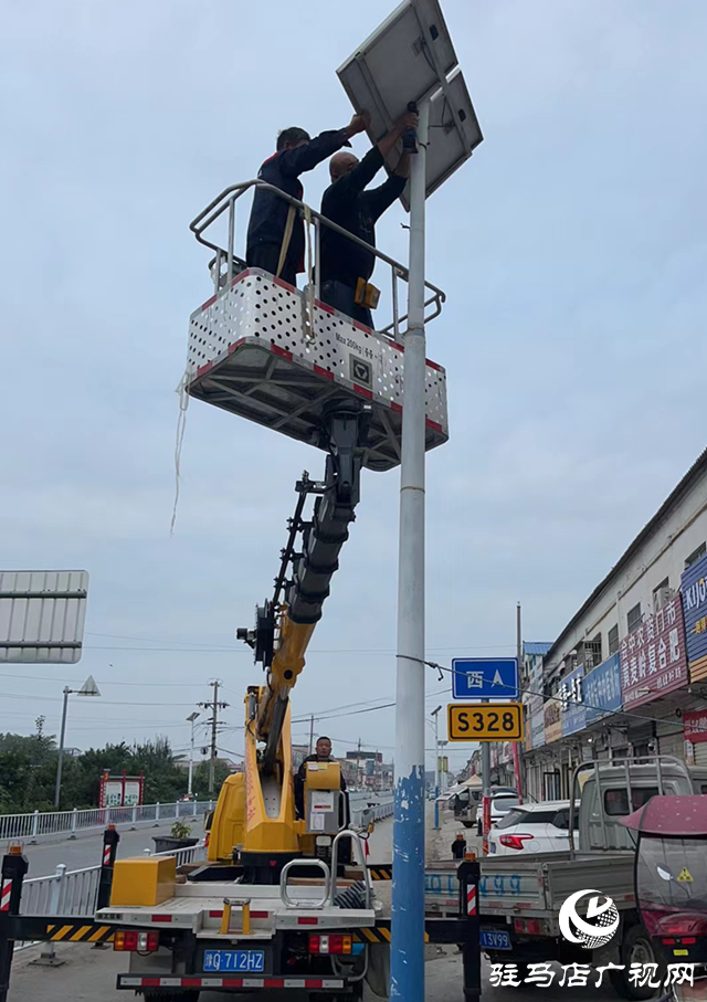 上蔡縣黃埠鎮(zhèn)：小路燈照亮大民生